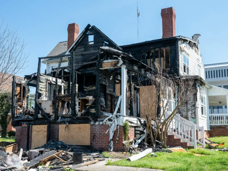 fire damage restoration