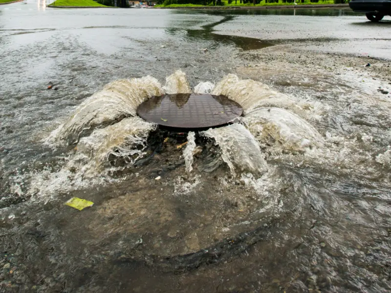 sewage cleanup services